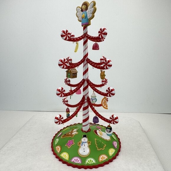 Hallmark 2017 Seasons Treatings Miniature ChristmasTree Set 12 Candy Ornaments - Picture 4 of 16